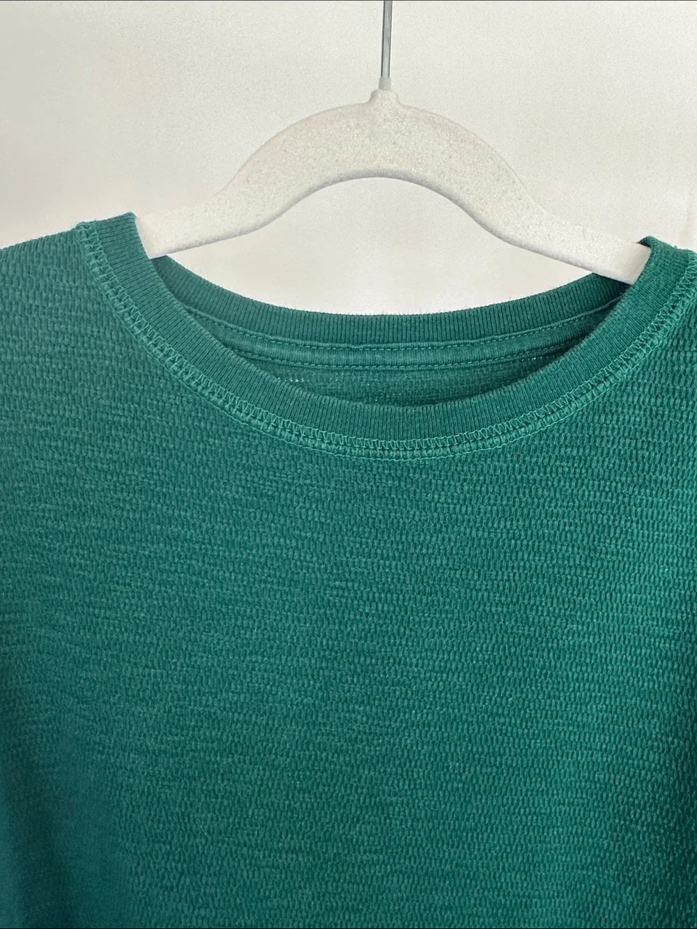 GAP Green Waffle Knit Pullover Boys XL (12)